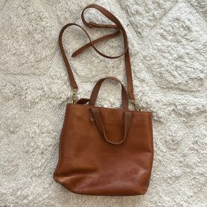 Madewell top zip transport bag